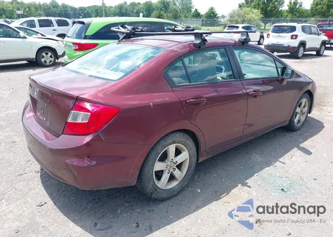 2012 Honda Civic Ex из США, поврежденный, VIN 2HGFB2F88CH548519